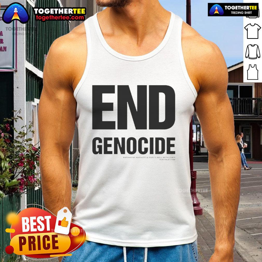 Official End Genocide Katharine Hamnett T-Shirt - Image 4