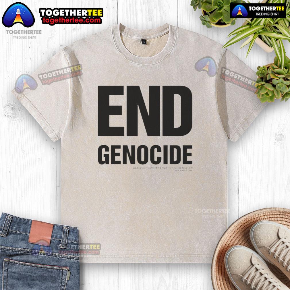 Official End Genocide Katharine Hamnett T-Shirt - Image 6