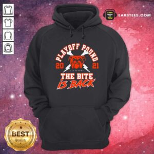 Alternative view of Happy Playoff Pound 2021 Cleveland Browns The Bite Is Back Shirt