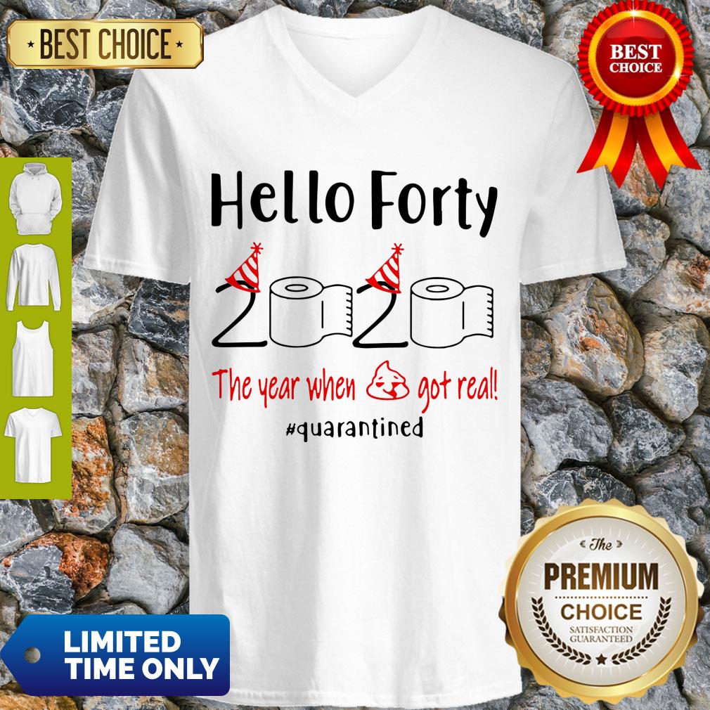 Nice Hello Forty 2020 The Year When Shirt - Image 4