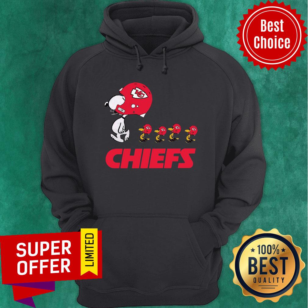 Awesome Snoopy And Woodstock The Kansas City Chiefs Shirt - Image 2