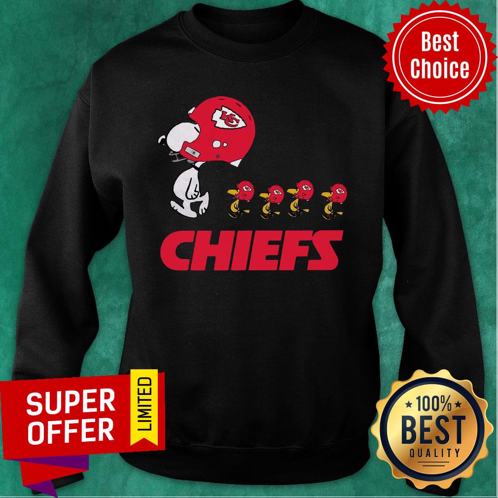 Awesome Snoopy And Woodstock The Kansas City Chiefs Shirt - Image 5