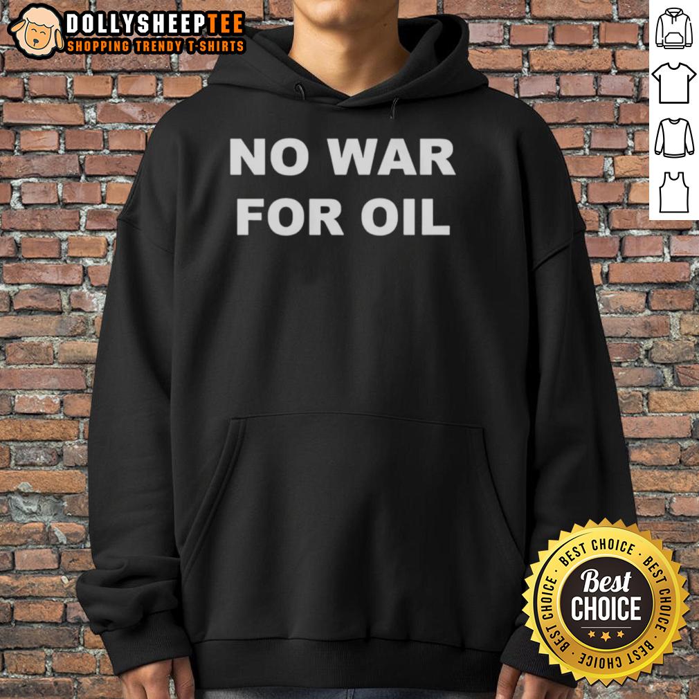 Official No War For Oil Shirt - Image 2
