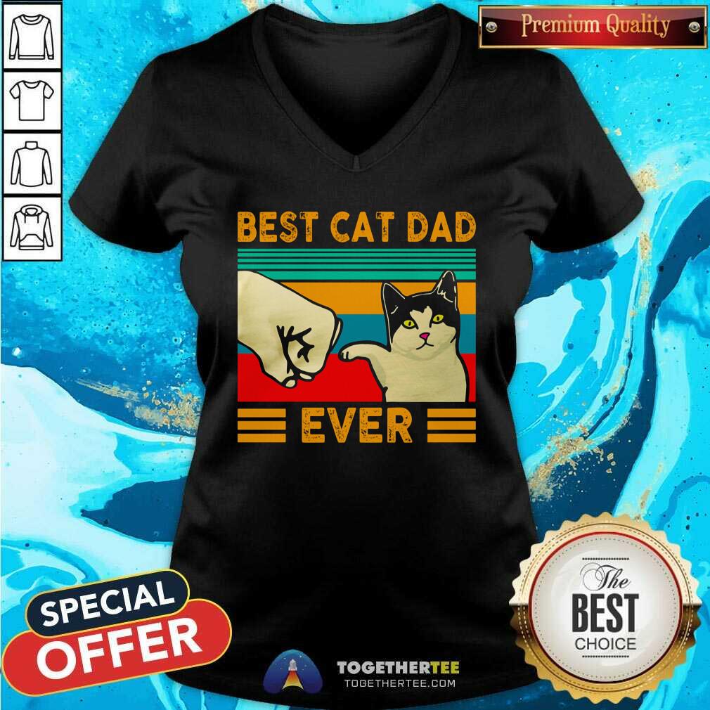 Best Cat Dad Ever Shirt - Image 3