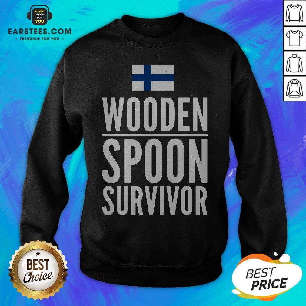 Premium Wooden Spoon Survivor Shirt - Image 2