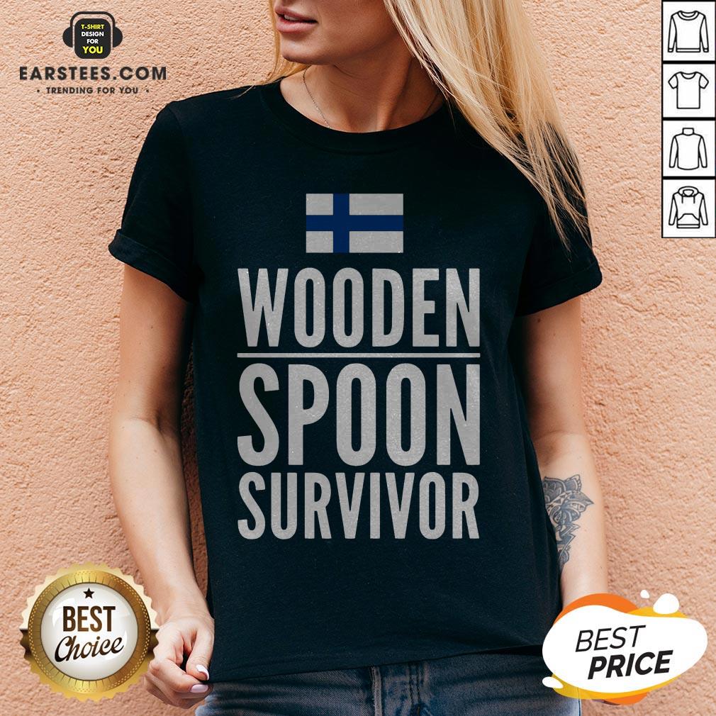 Premium Wooden Spoon Survivor Shirt - Image 4