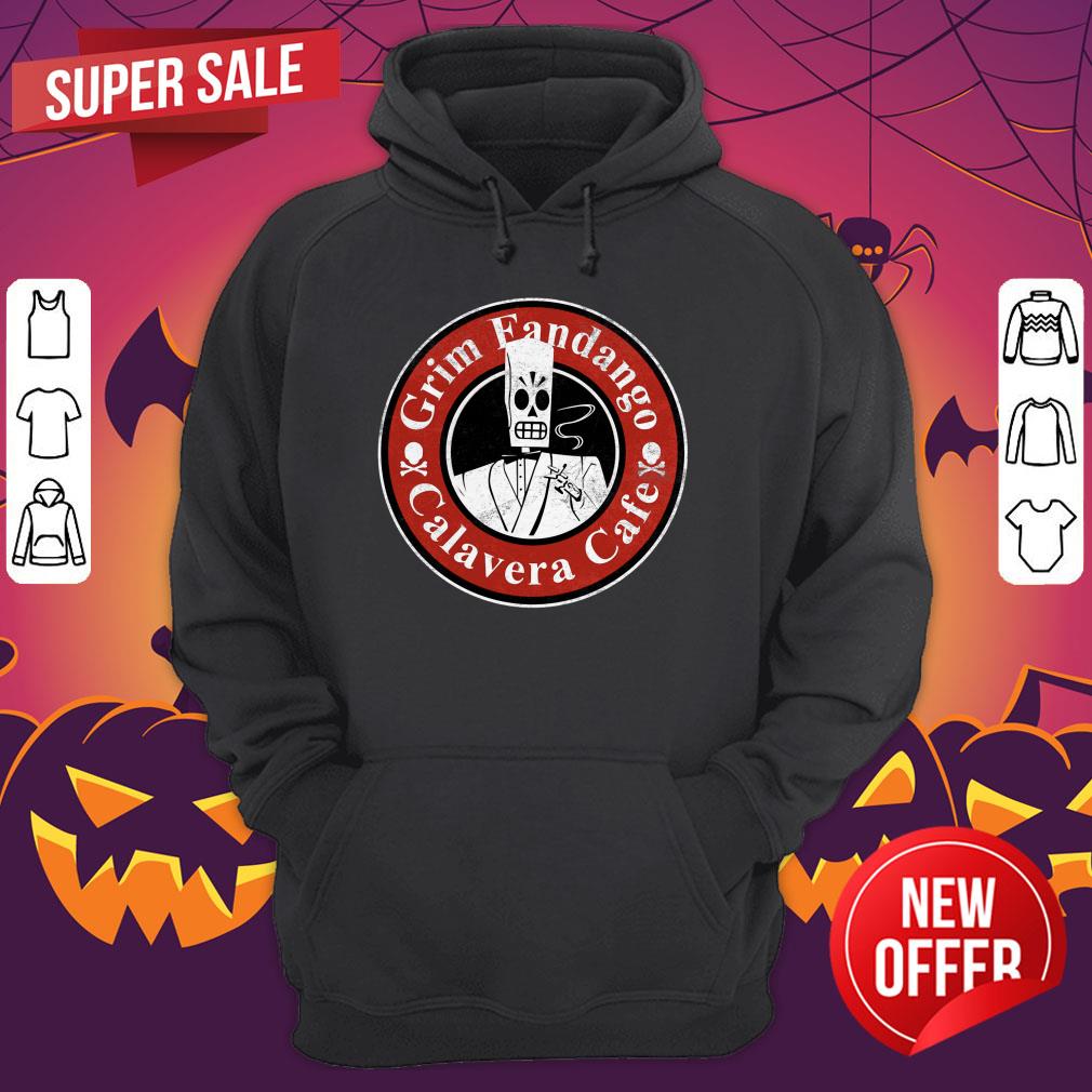 Grim Fandango Calavera Cafe Dia De Muertos Day Dead Shirt - Image 3