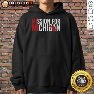 Alternative view of Official Mission For Michigan T-Shirt
