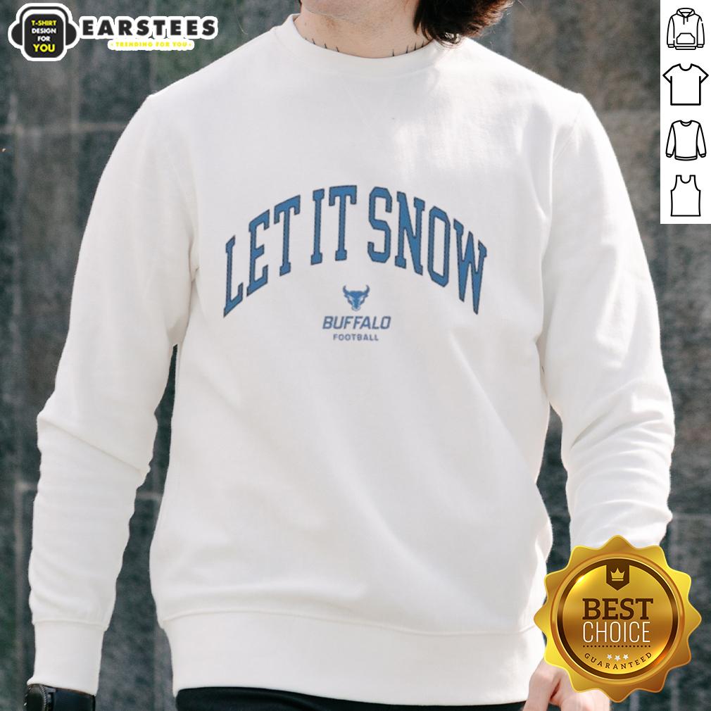 Pretty Buffalo Bulls Victor Snow Let It Snow T-Shirt - Image 5