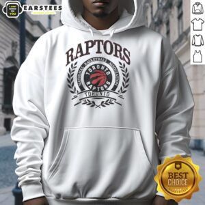 Alternative view of Pretty Toronto Raptors National Basketball Association Logo Laurel Wreath Frame Retro T-Shirt