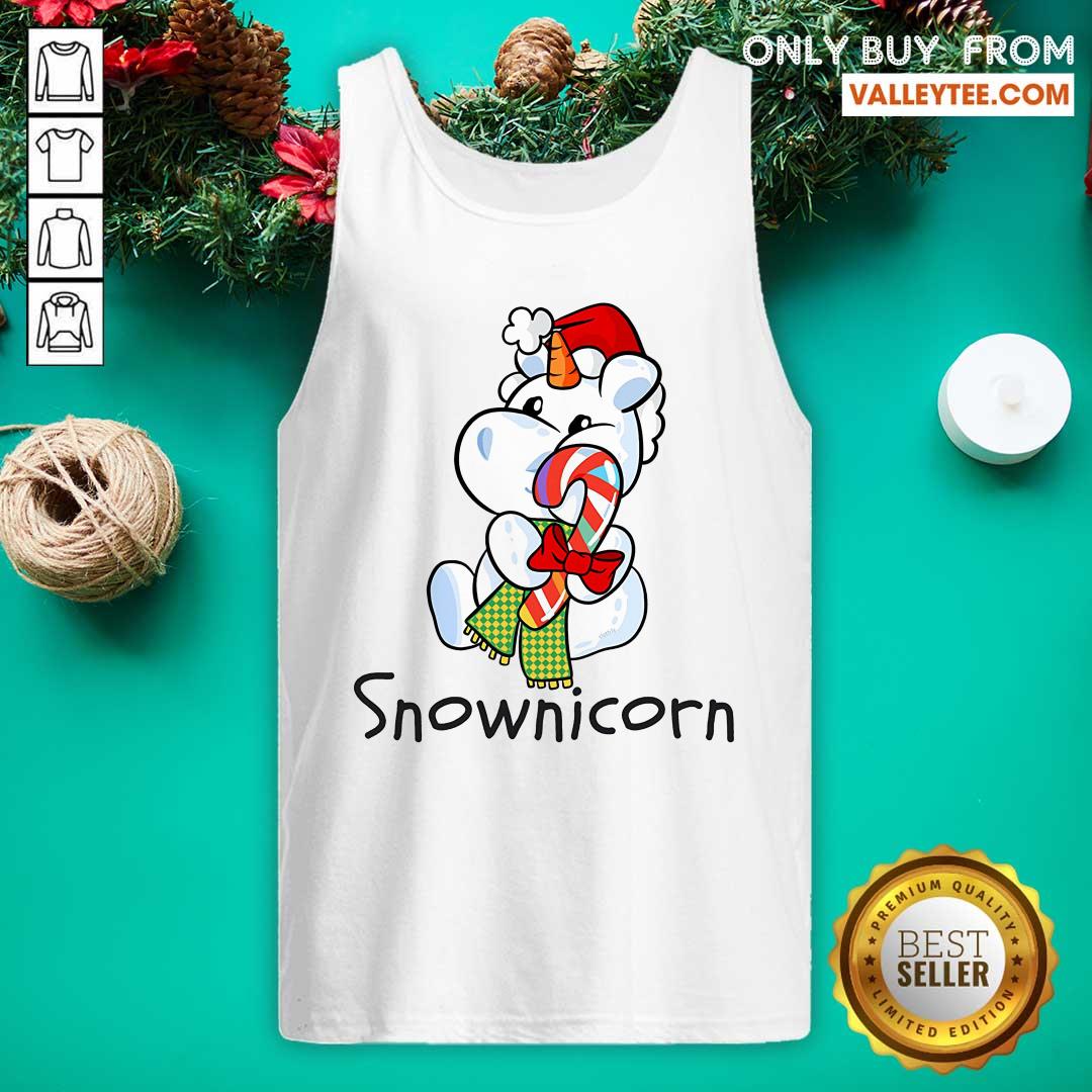 Happy Unicorn Santa Snownicorn Christmas Shirt - Image 5