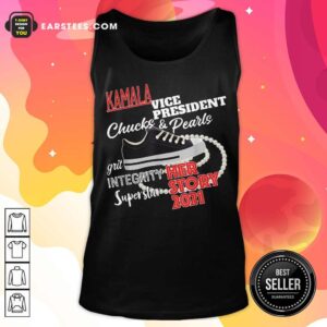 Alternative view of Nice The Kamala Harris Vice President Chuck And Pearls Her Story 2021 Shirt