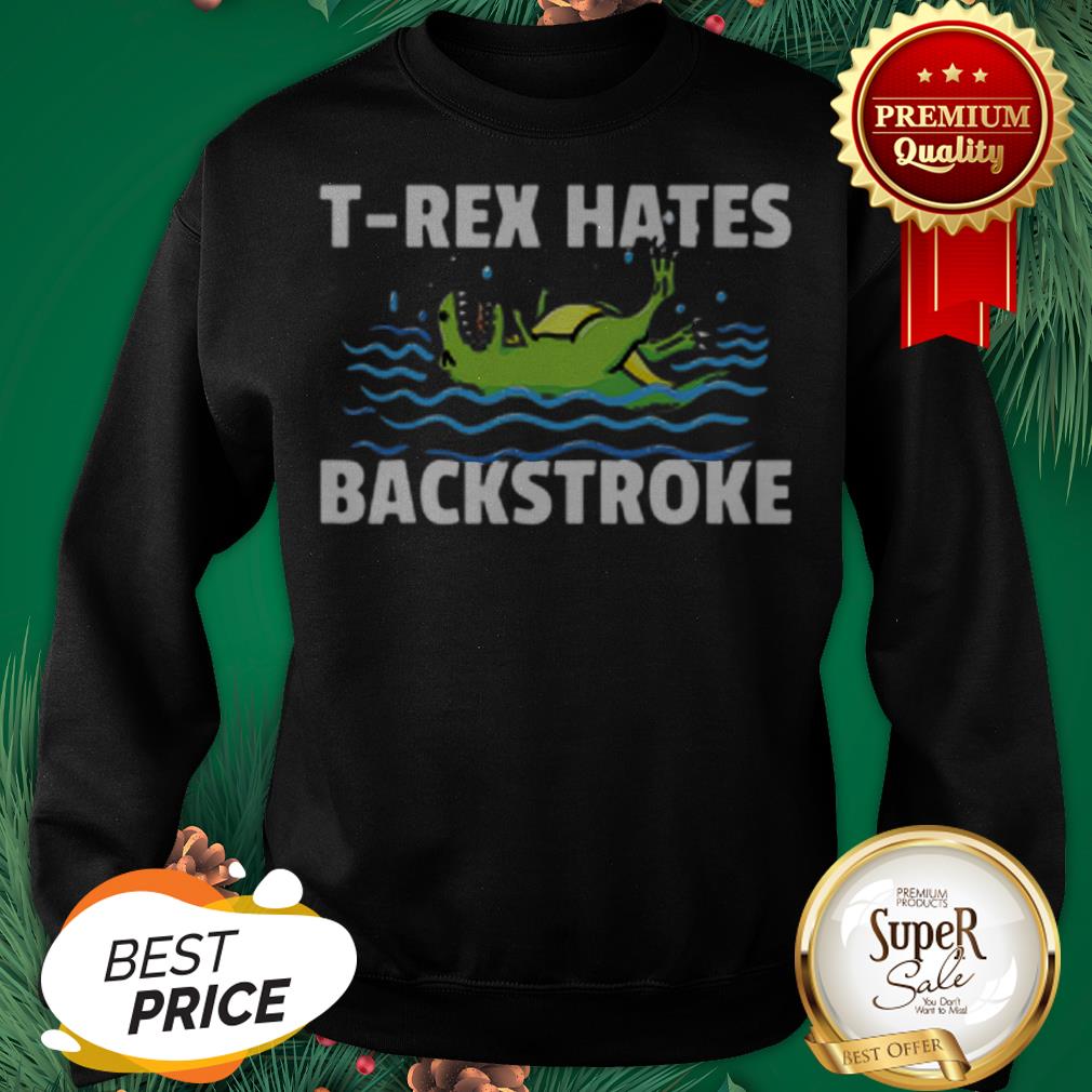Swimming T-Rex Hates Backstroke Shirt - Image 4
