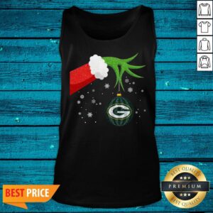 Alternative view of Top The Grinch Christmas Ornament Green Bay Packers Sweat Shirt