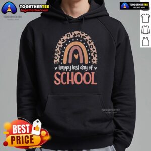 Alternative view of Nice Leopard Rainbow Kindergarten Teacher Last Day Of School T-Shirt
