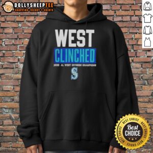 Alternative view of Top Seattle Mariners Playoffs Clinched AL West Division Champions 2025 T-Shirt