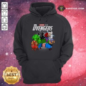 Alternative view of Good Dachshund Marvel Avengers Dvengers Shirt