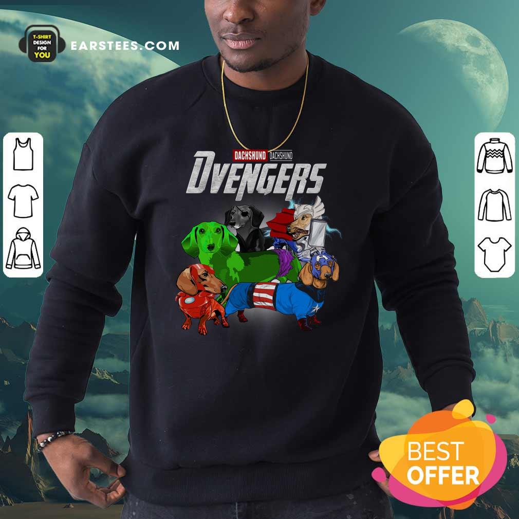 Good Dachshund Marvel Avengers Dvengers Shirt - Image 5