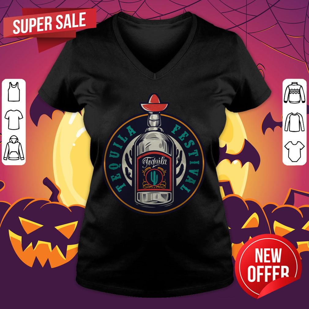 Retro Skull Tequila Festival Day Of Dead Muertos Shirt - Image 4