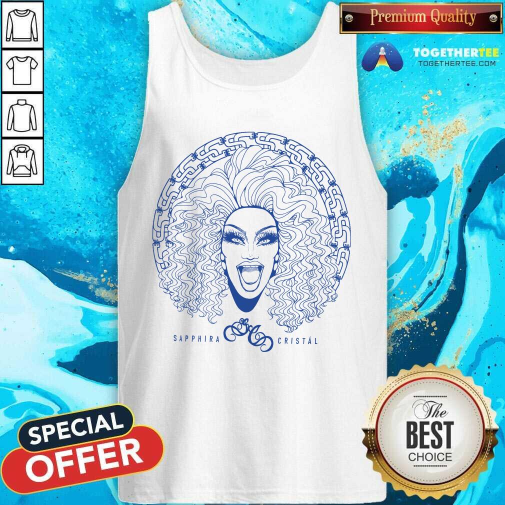 Sapphira Cristál Portrait T-shirt - Image 4