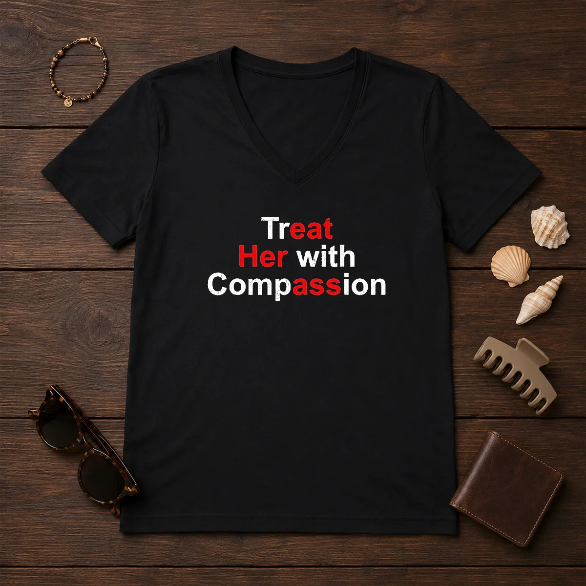 Top Treat Her With Compassion Shirt - Image 2