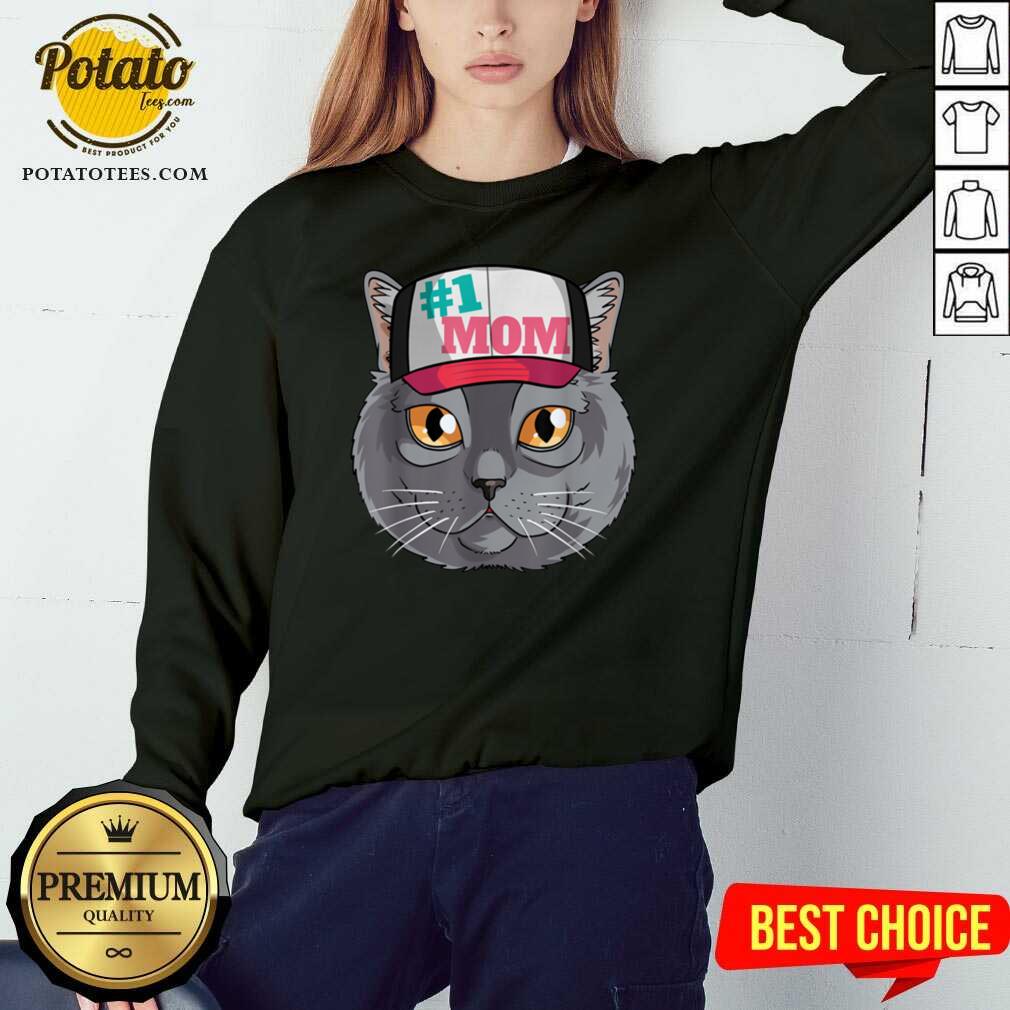 Official Chartreux Cat #1 Mom Mother’s Day Shirt - Image 4