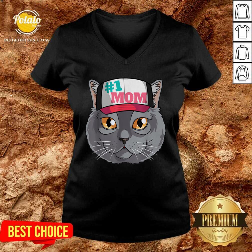 Official Chartreux Cat #1 Mom Mother’s Day Shirt - Image 2