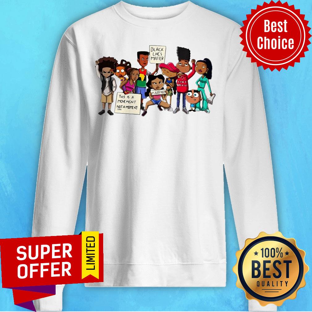 Top Black Lives Matter This Is A Moment Not A Moment No Justice No Peace Shirt - Image 4
