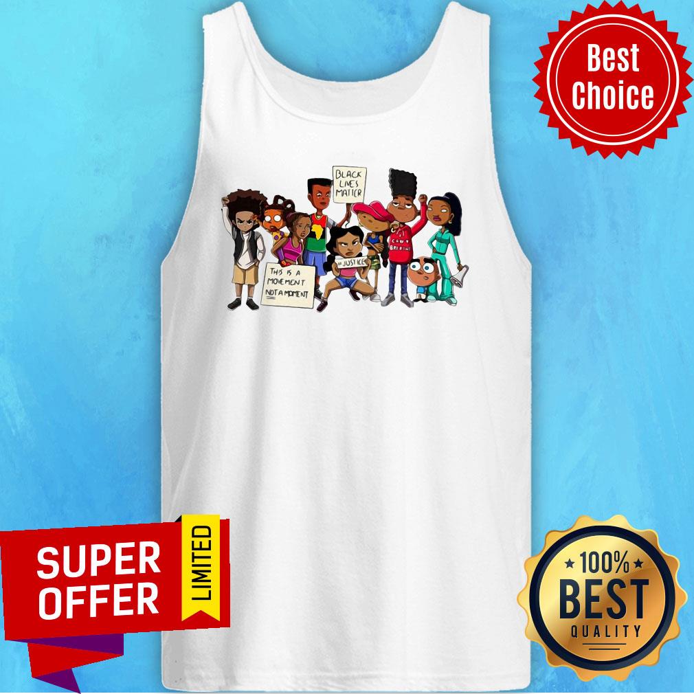 Top Black Lives Matter This Is A Moment Not A Moment No Justice No Peace Shirt - Image 3