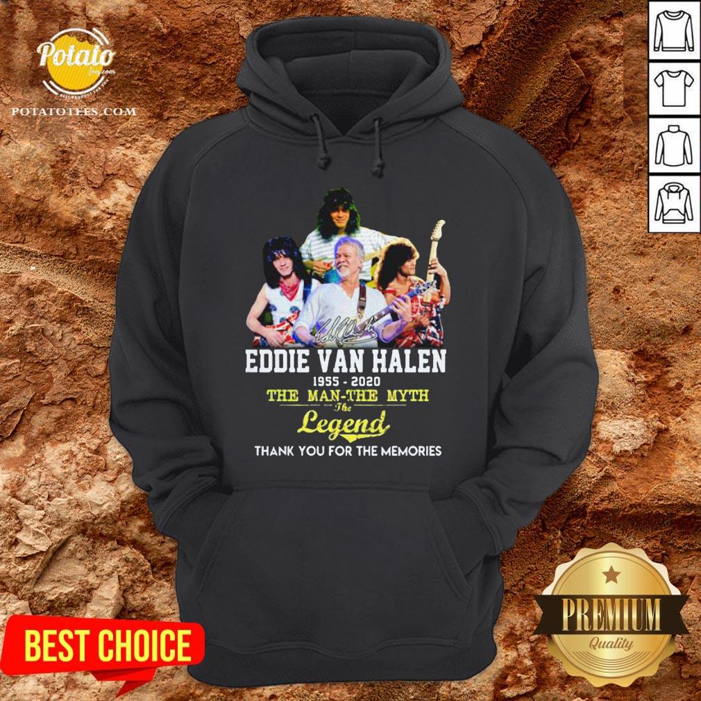 Eddie Van Halen 1955 2020 The Man The Myth The Legend Thank You For The Memories Shirt - Image 5