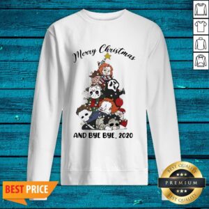 Alternative view of Hot Horror Chibi Character Merry Christmas Tree And Bye Bye 2020 Shirt