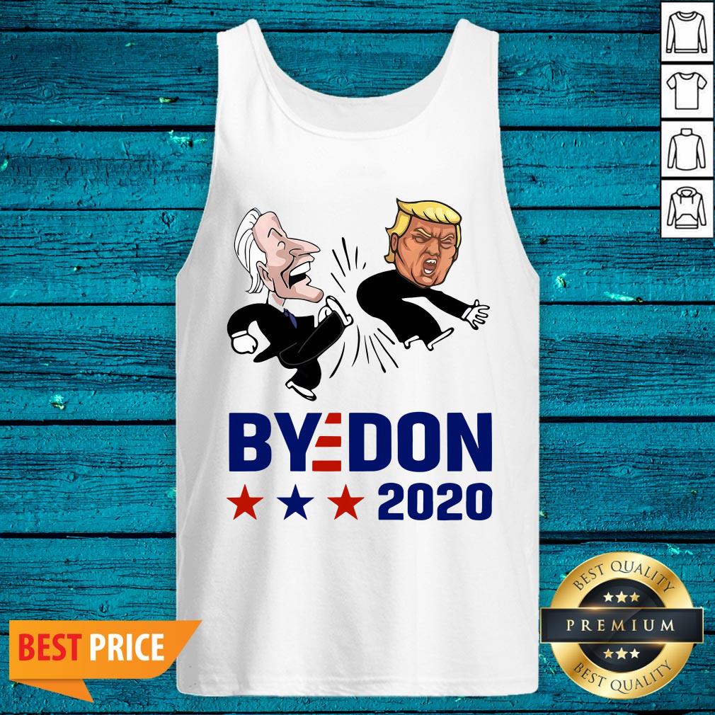 Lovely Bye Don Joe Biden Kick Donald Trump 2020 Shirt - Image 5