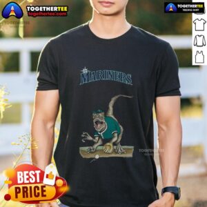 Original Seattle Mariners Tiny Turnip Velociraptor T-Shirt