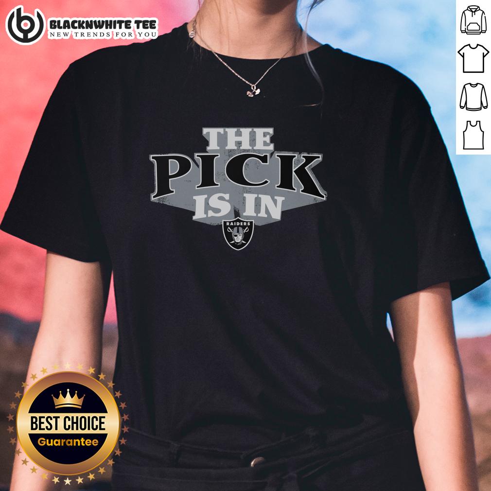 Top Las Vegas Raiders Pick Is In T-Shirt - Image 3