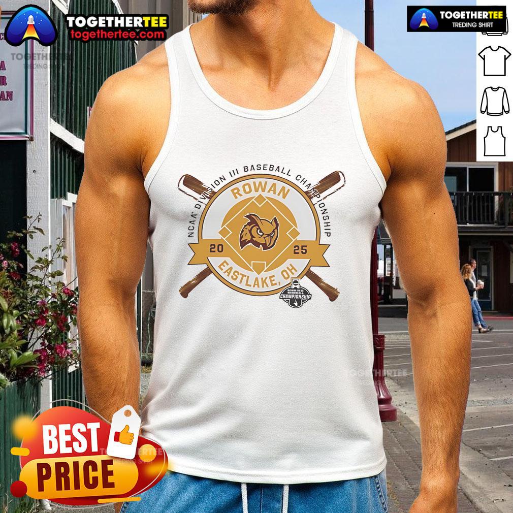 Official Rowan Profs NCAA Division III Baseball Championship Eastlake OH 2025 T-Shirt - Image 4