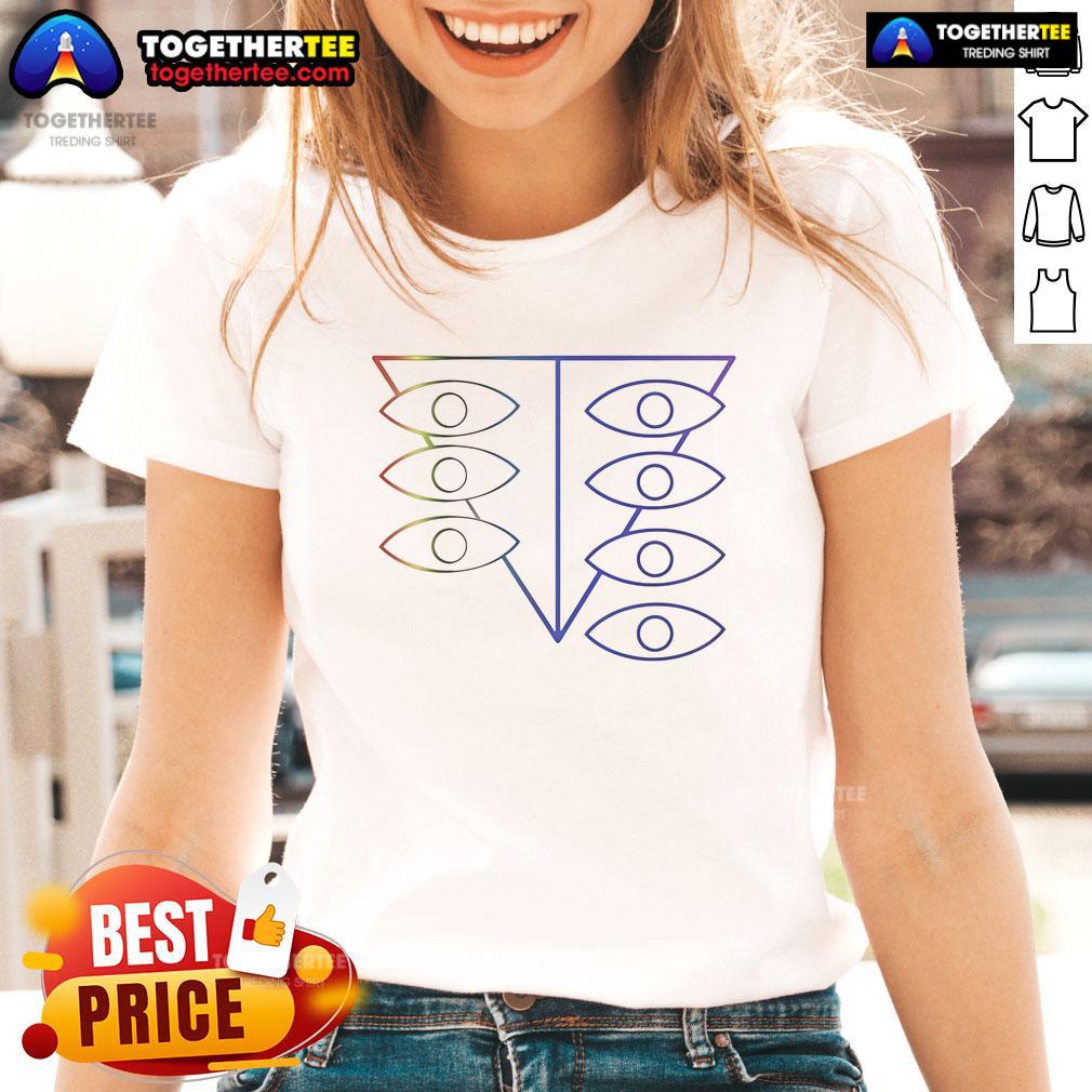 Nice Seele Rainbow Eyes T-Shirt - Image 3