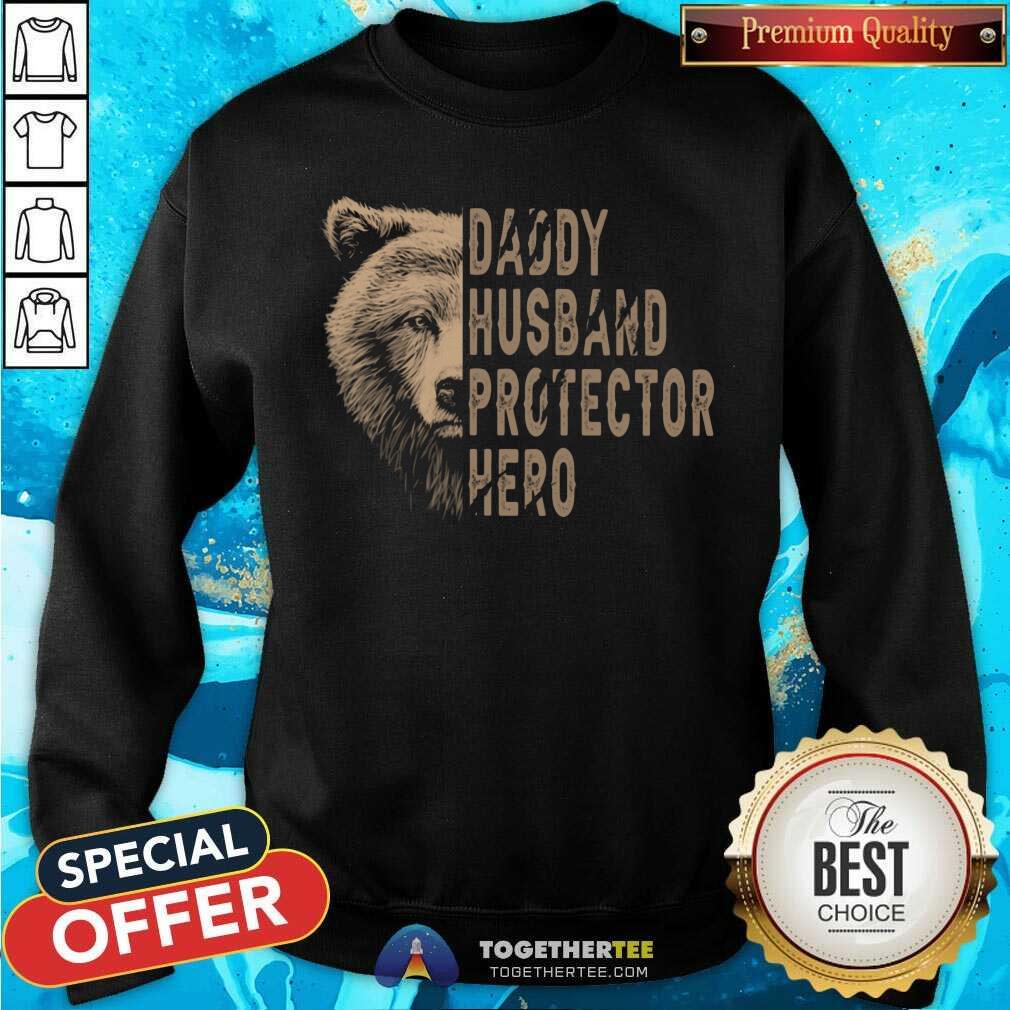 Daddy Husband Protector Hero Bear Shirt - Image 5