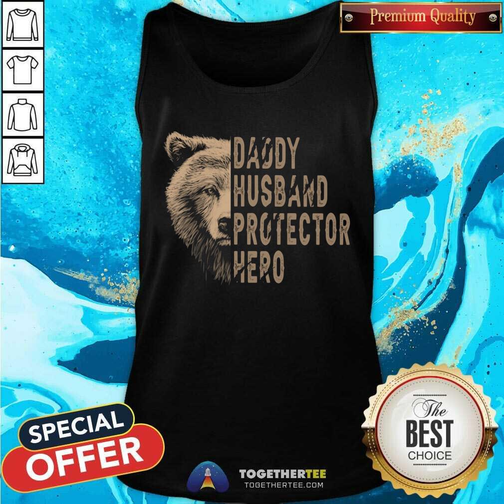 Daddy Husband Protector Hero Bear Shirt - Image 4