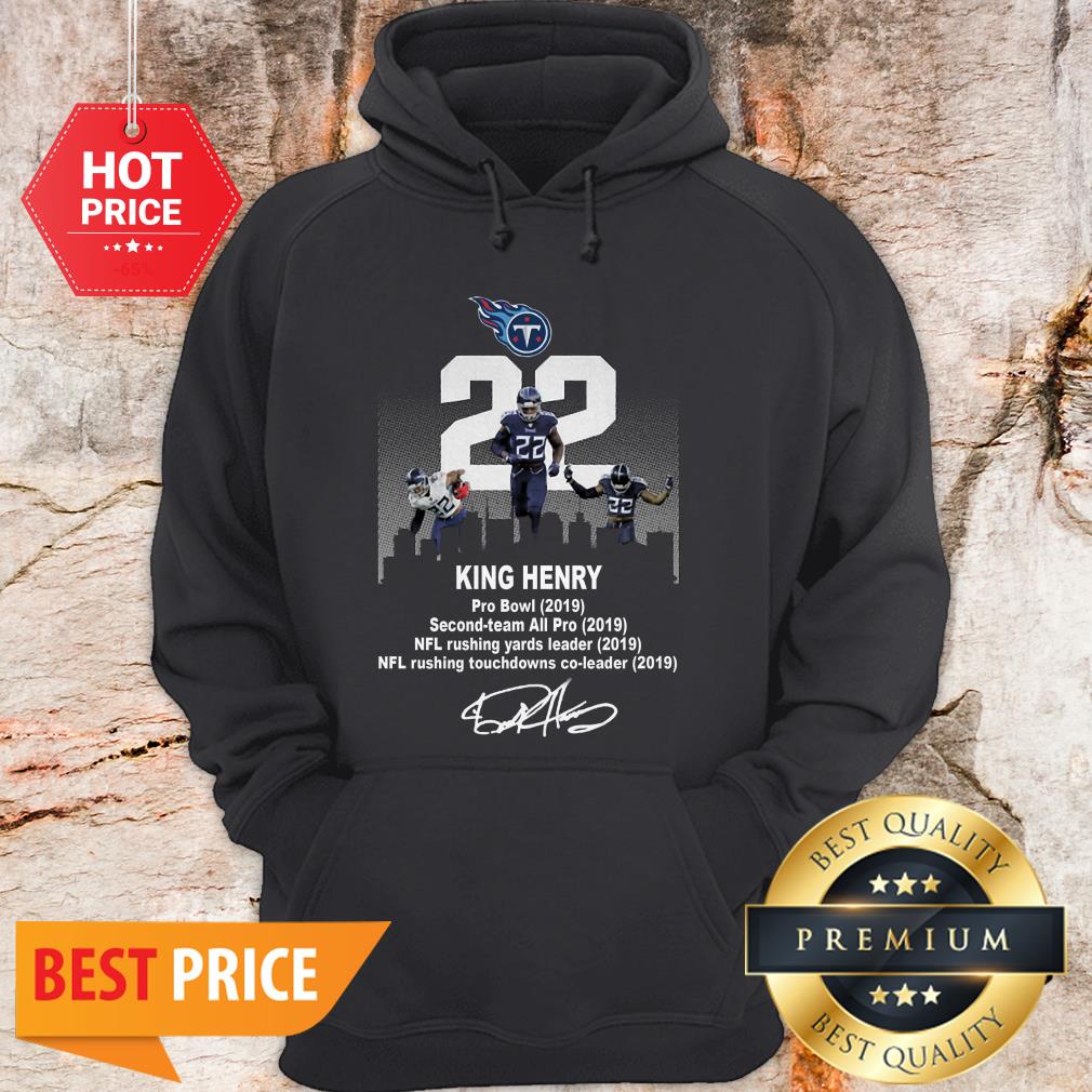 Tennessee Titans King Henry Pro Bowl 2019 Second Team Signature Shirt - Image 5