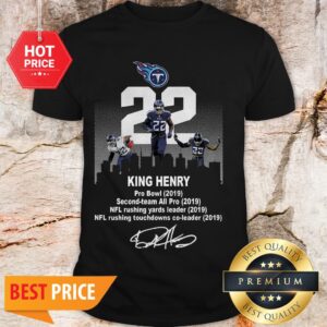 Tennessee Titans King Henry Pro Bowl 2019 Second Team Signature Shirt