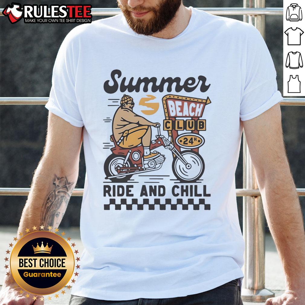 Premium Summer Beach Club 24h Ride And Chill Vintage T-Shirt