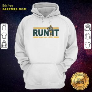 Alternative view of Hot Aaron Jones Run It Down Their Throat Shirt