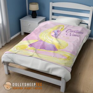 Alternative view of Perfect Cute Disney Rapunzel Blanket Fleece Customized Blanket