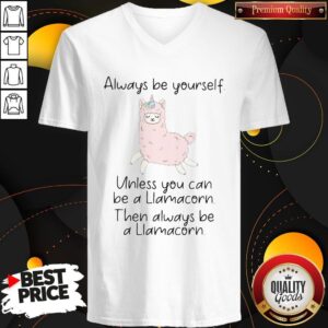 Alternative view of Always Be Yourself Unless You Can Be A Liamacorn Then Always Be A Llamacorn Sheep Shirt