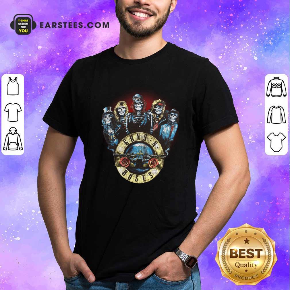 Premium Skeleton Guns N Roses Rock Band Shirt