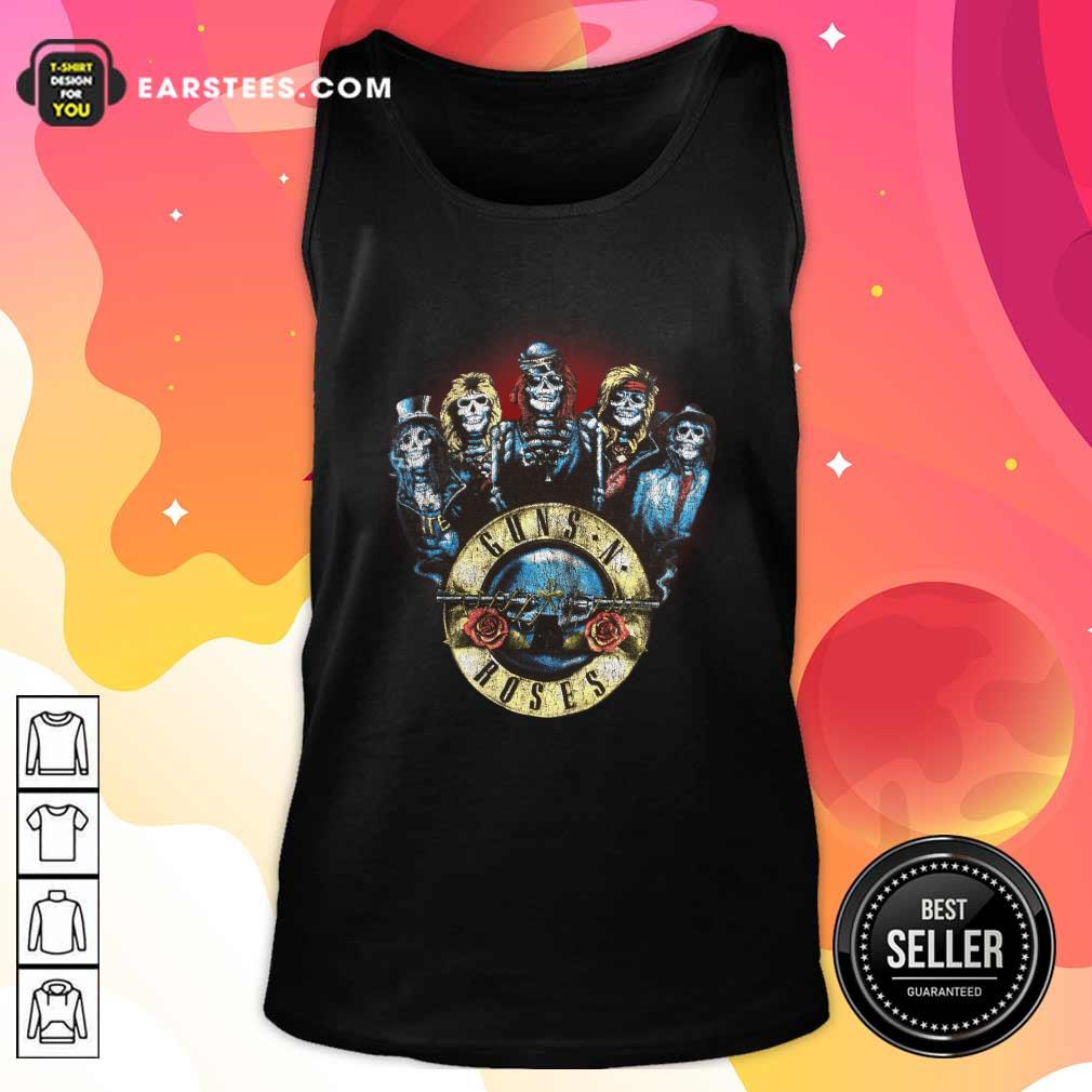 Premium Skeleton Guns N Roses Rock Band Shirt - Image 4