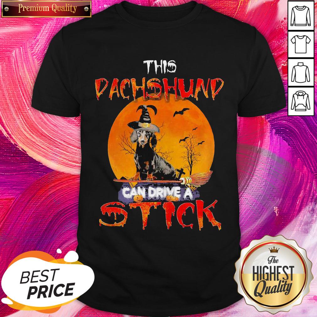 Premium This Dachshund Can Drive A Stick Shirt