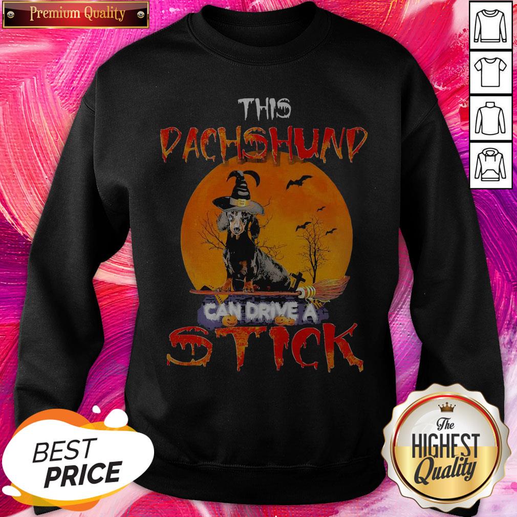 Premium This Dachshund Can Drive A Stick Shirt - Image 4