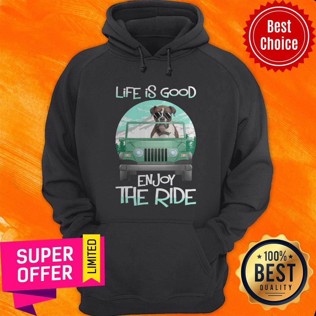 Life Is Good Enjoy The Ride Dog Shirt - Image 5