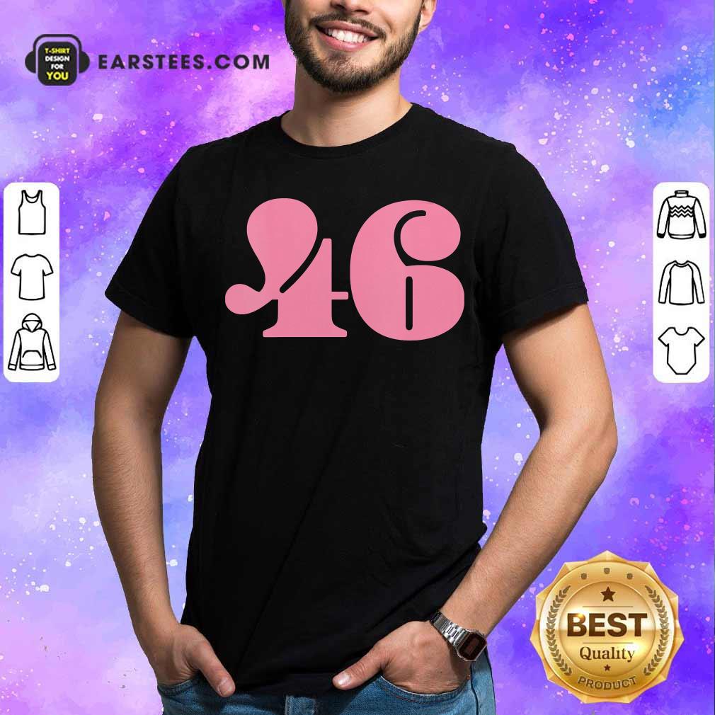 Nice President 46 Number Pink Trump Biden Election Shirt